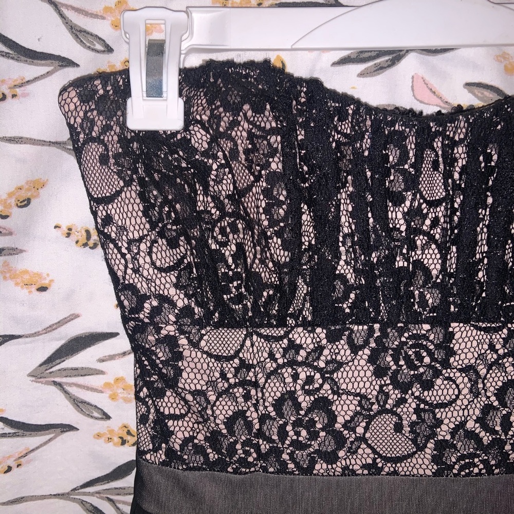 My strapless HOCO dress